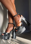 Danger Spike Platform Heels