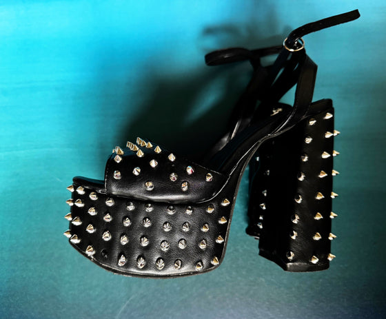 Danger Spike Platform Heels