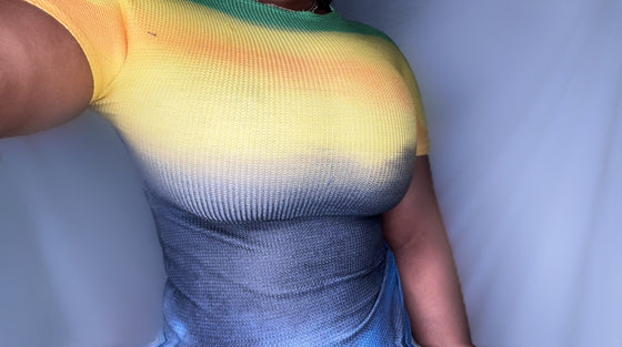 Ombre Thermal Tee