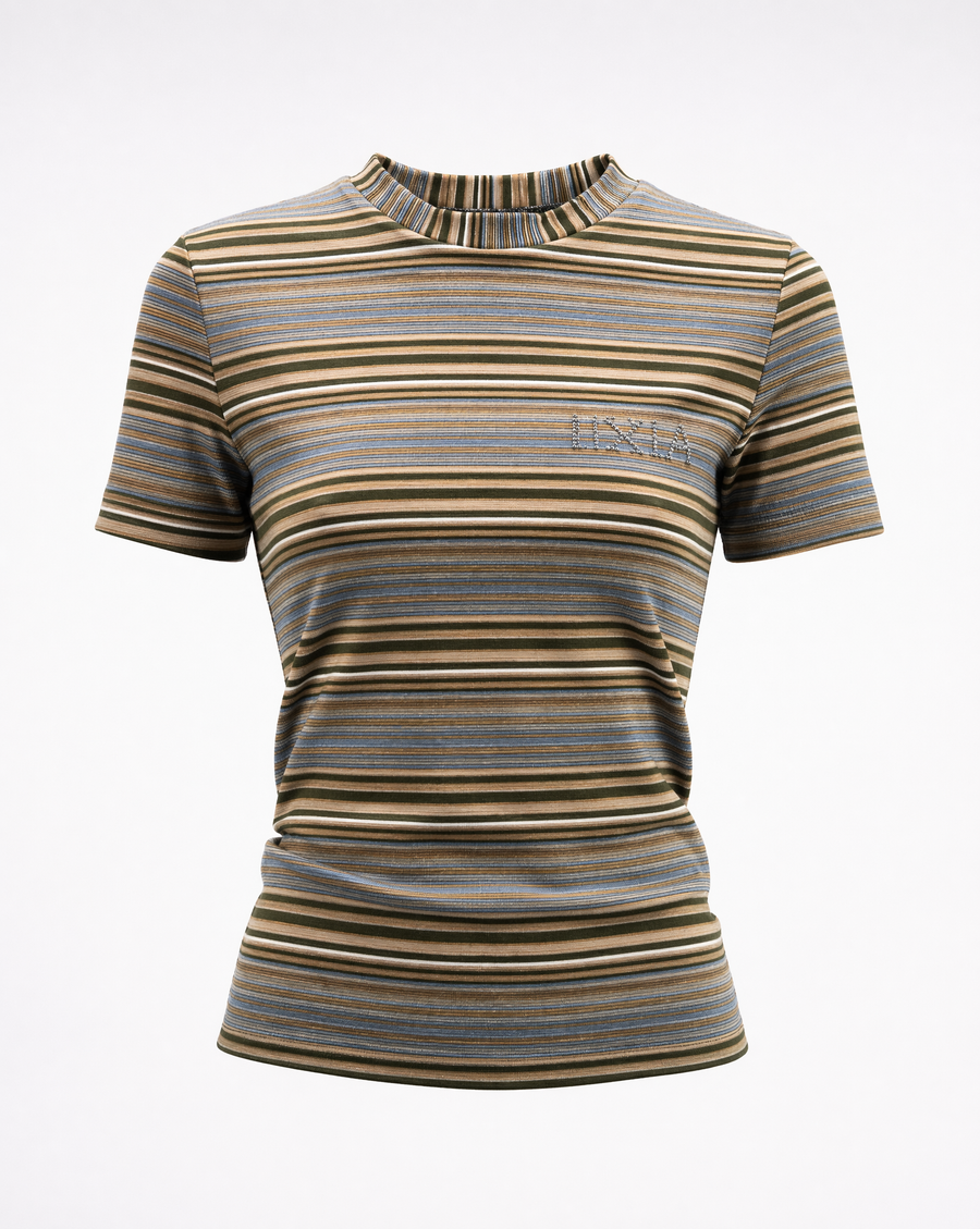 Milano Stripe Crew Neck